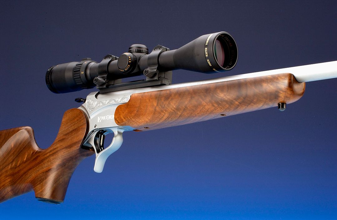 When it came to the .222 Remington Magnum, Trzoniec had the pleasure of running it through many loads with the Thompson Center Encore. The gun had a stainless finish and a 26-inch barrel.